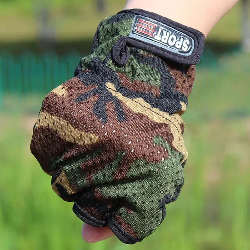 1 Pair Breathable Fishing Gloves Anti-slip Wear-resistant Outdoor Activities