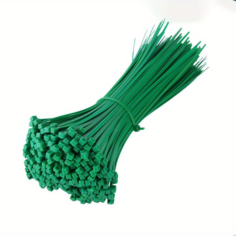 200 Pack 4mmx19 Heavy Duty Clear Zip Ties - Outdoor Wire Binding
