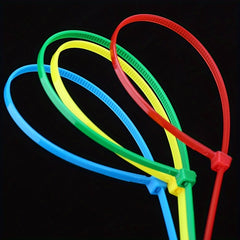 200 Pack 4mmx19 Heavy Duty Clear Zip Ties - Outdoor Wire Binding