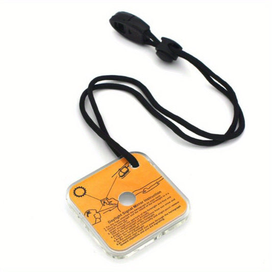 Outdoor Survival Signal Mirror for Camping Emergency