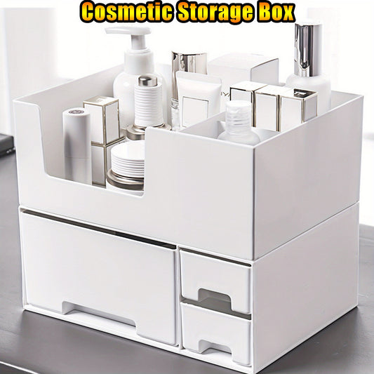 Two Layer Storage Box Cosmetic Storage Box Large Capacity Drawer