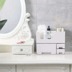 Two Layer Storage Box Cosmetic Storage Box Large Capacity Drawer