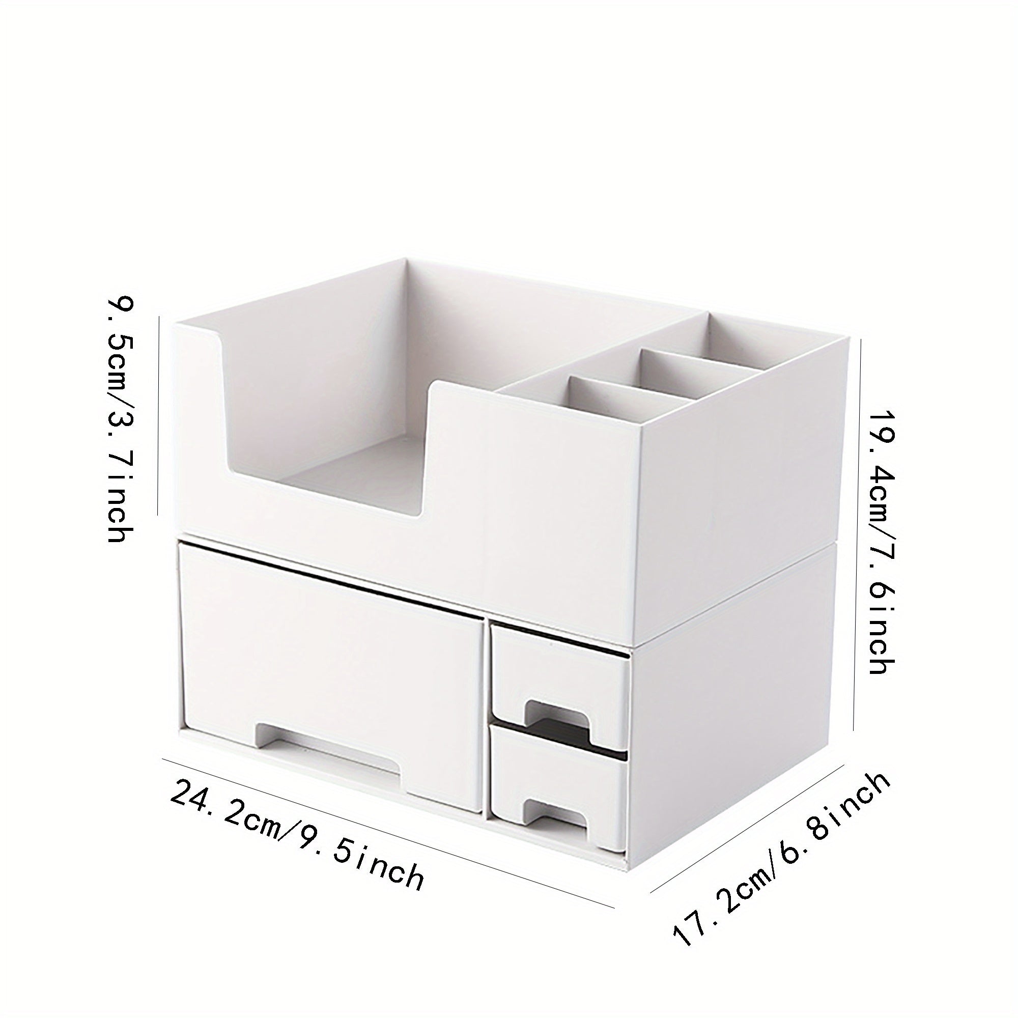 Two Layer Storage Box Cosmetic Storage Box Large Capacity Drawer