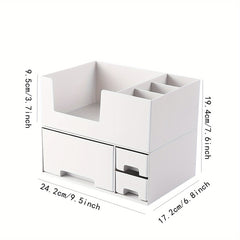 Two Layer Storage Box Cosmetic Storage Box Large Capacity Drawer