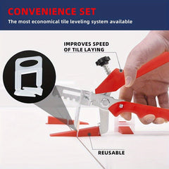 Tile Leveling System Plier 1201pcs Set