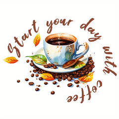 PVC Coffee Cup Kitchen Wall Sticker - Decorative Decal