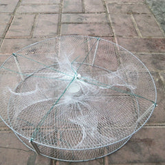 Transparent Shrimp Cage Fishing Net Collapsible Fish Trap Net