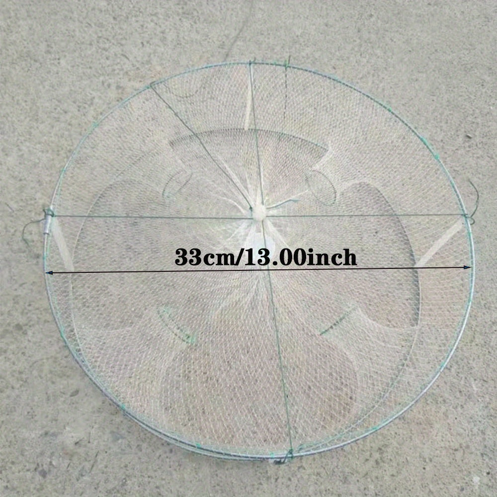 Transparent Shrimp Cage Fishing Net Collapsible Fish Trap Net