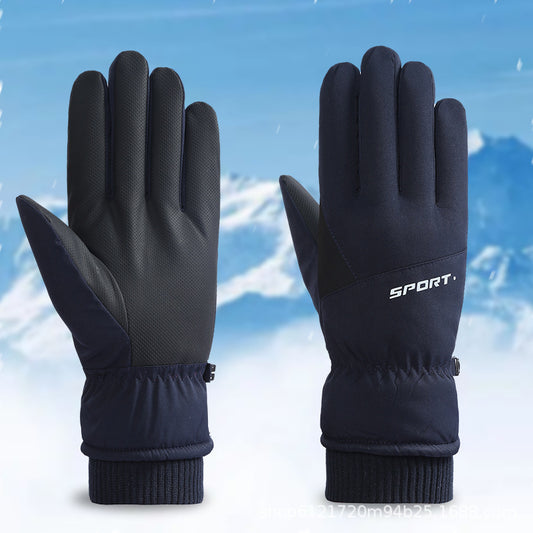 Winter Skiing Gloves Thickened Warm Outdoor Riding Mountaineering Skiing Gloves