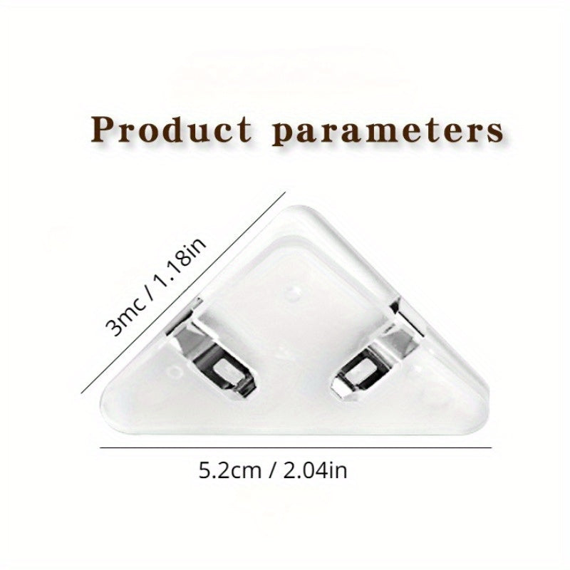 Triangle Ticket Folder Note Holder Corner Stationery Book Storage