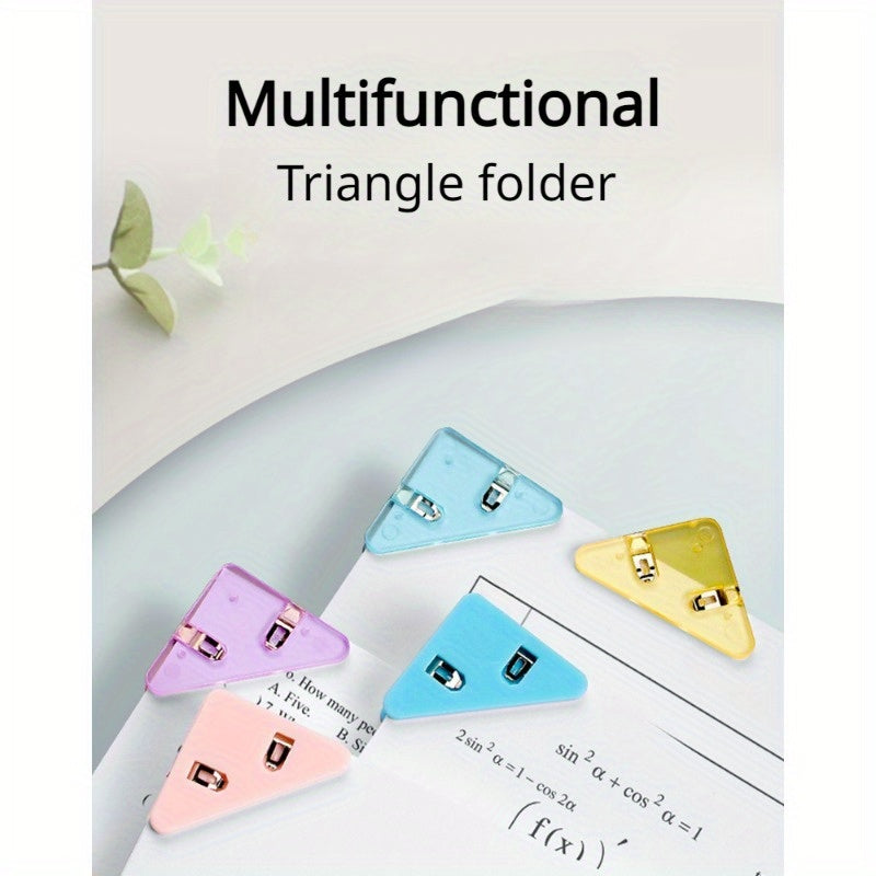 Triangle Ticket Folder Note Holder Corner Stationery Book Storage