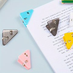 Triangle Ticket Folder Note Holder Corner Stationery Book Storage