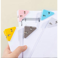 Triangle Ticket Folder Note Holder Corner Stationery Book Storage