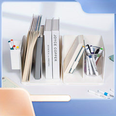Book Stand Supplies Office Stationery Table Fixed Book Storage Box