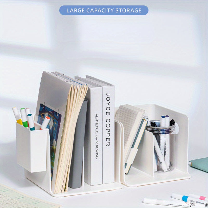 Book Stand Supplies Office Stationery Table Fixed Book Storage Box