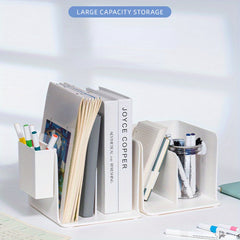 Book Stand Supplies Office Stationery Table Fixed Book Storage Box