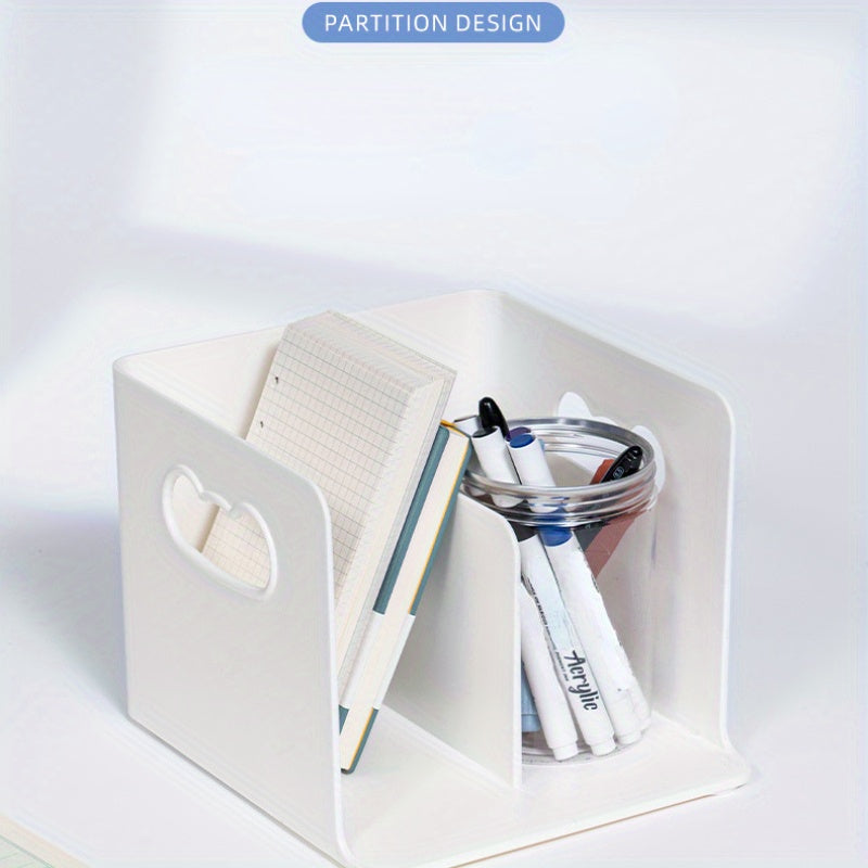 Book Stand Supplies Office Stationery Table Fixed Book Storage Box