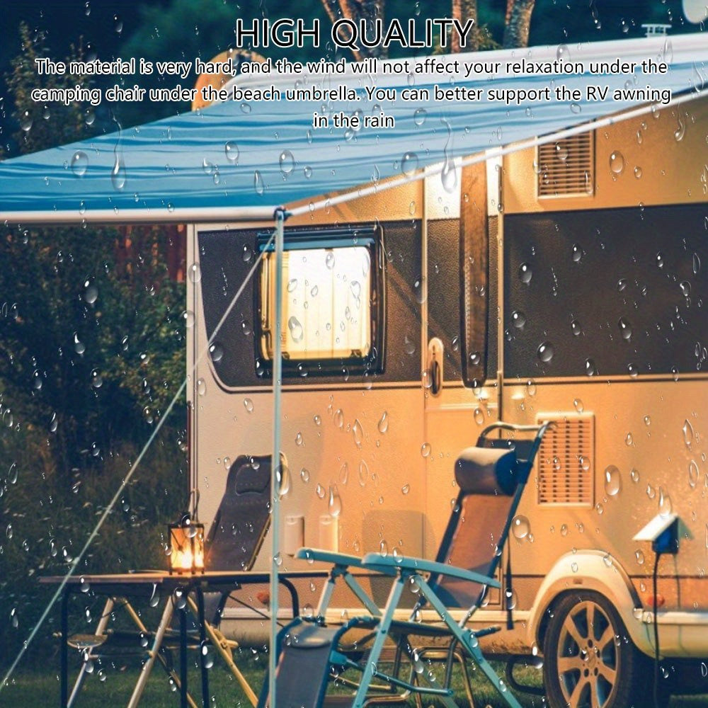 13pcs Tent Poles Tarp Shelter Support Rod Iron Telescoping Poles