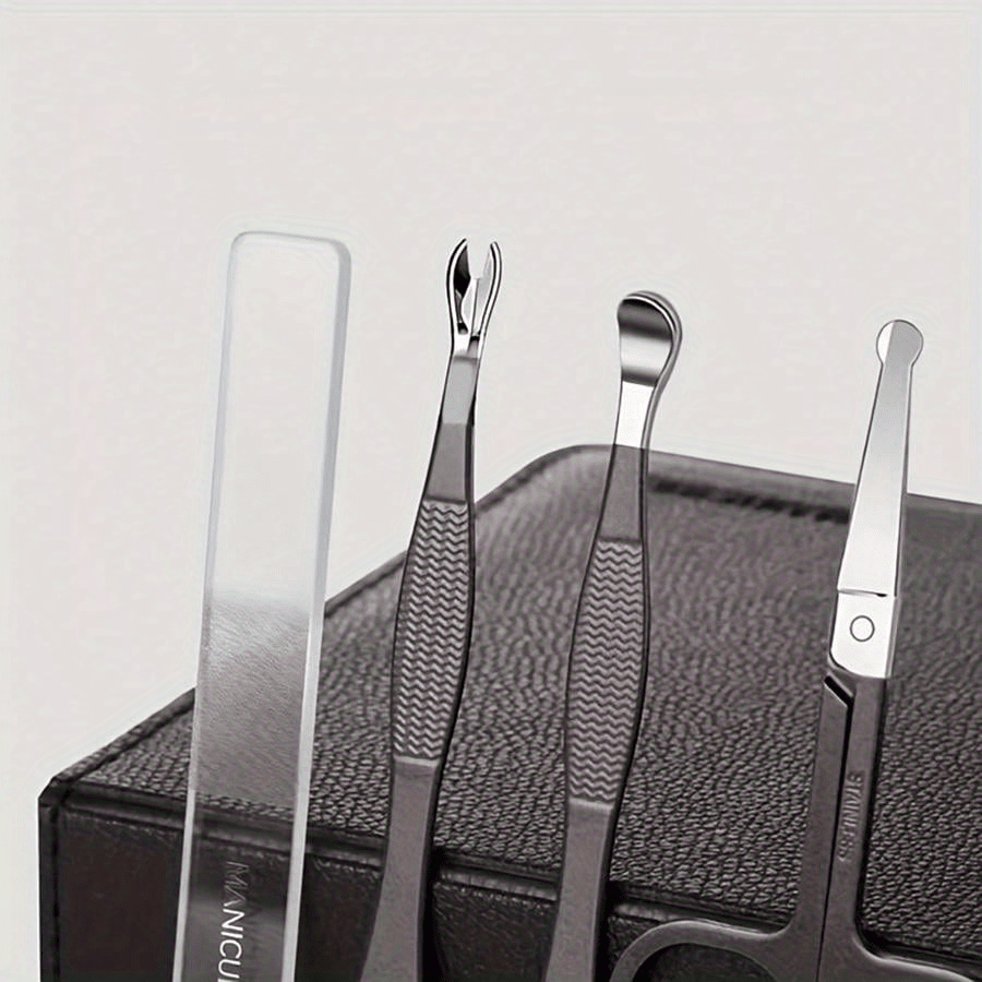 6pcs Portable Nail Clippers Manicure Tool Set