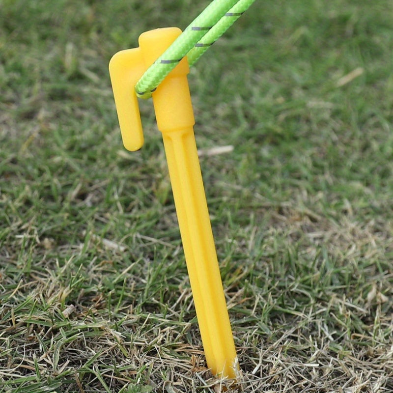 10pcs Plastic Tent Pegs Durable Ground Stakes for Camping