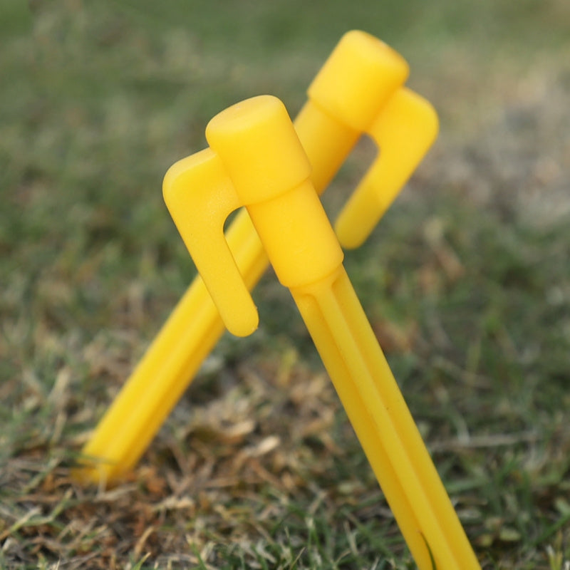 10pcs Plastic Tent Pegs Durable Ground Stakes for Camping