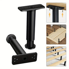 Telescopic Bed Beam Adjustable Support Foot Heightening Furniture Leg