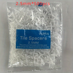 500pcs Mixed Sizes Tile Spacers Cross Spacer for Wall Floor Ceramic Tiles
