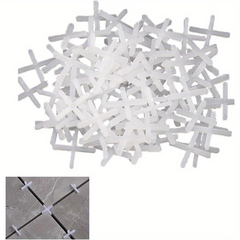 500pcs Mixed Sizes Tile Spacers Cross Spacer for Wall Floor Ceramic Tiles