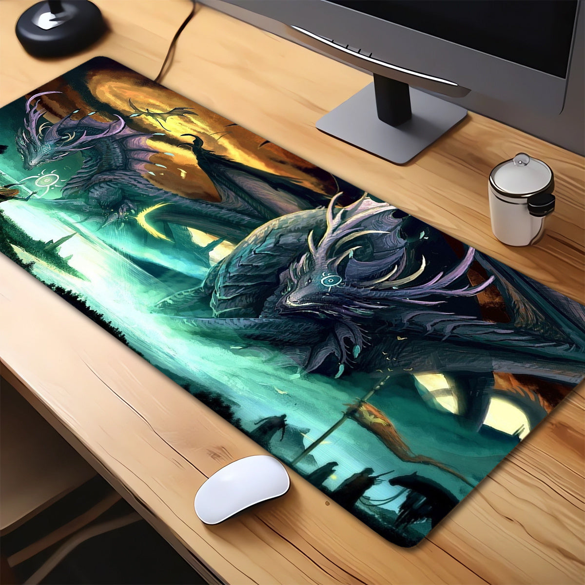 Large E-sport Anime Desktop Game Mat 2MM Thickness