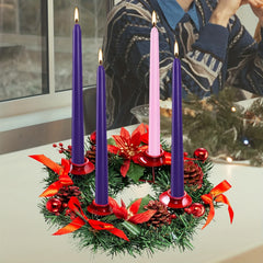 4pcs Tapered Candles Set, Fragrance 25 Dinner Candles, 8 Hours Burn