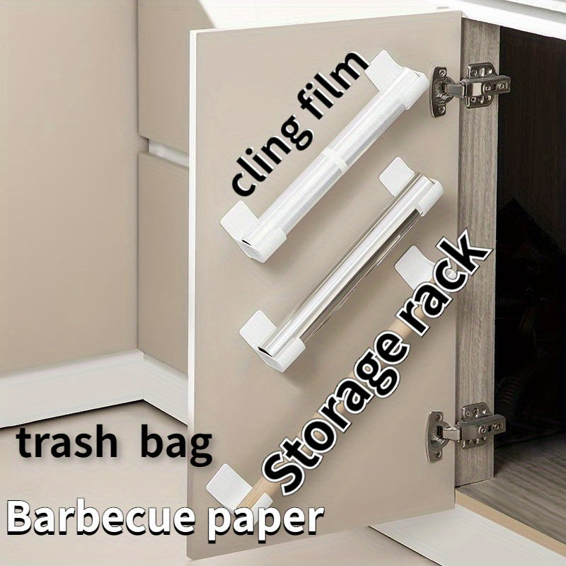 Perforated Storage Tray Cling Film Garbage Bag Cabinet Storage Rack