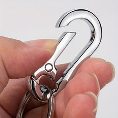 1pc Stainless Steel Keychain Key Ring Bag Car Key Pendant Accessory