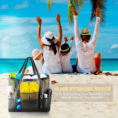 Large Mesh Beach Tote Bag for Outdoor Vacation