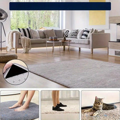 2pcs Reusable Carpet Sticker Non-slip Washable Prevent Carpet Moving Edges