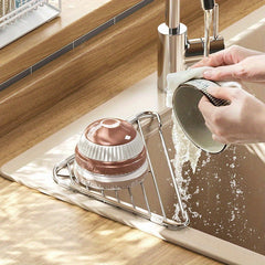 Wall-Mounted Kitchen Storage Rack: Organize Dishcloths, Seasonings, and Sponges