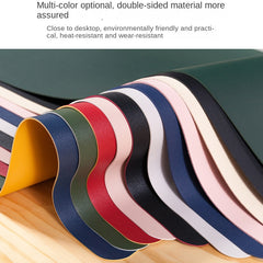 XL Mouse Pad Laptop Desk Pad Cork Faux Leather
