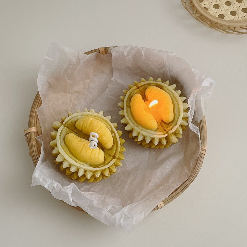 Durian Scented Candle for Outdoor Picnic & Decor, Birthday Parties & Weddings