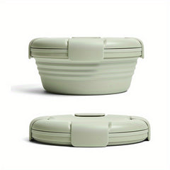 Camping Water Bowl Silicone Lightweight Folding Lunch Box