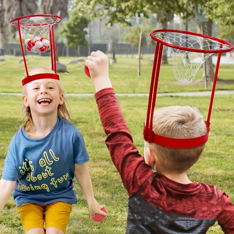 Adjustable Head Hoop Basketball Game with 20 Balls