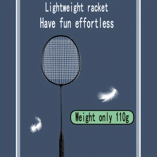 2pcs Badminton Rackets For Adults - Indoor Outdoor Exercise