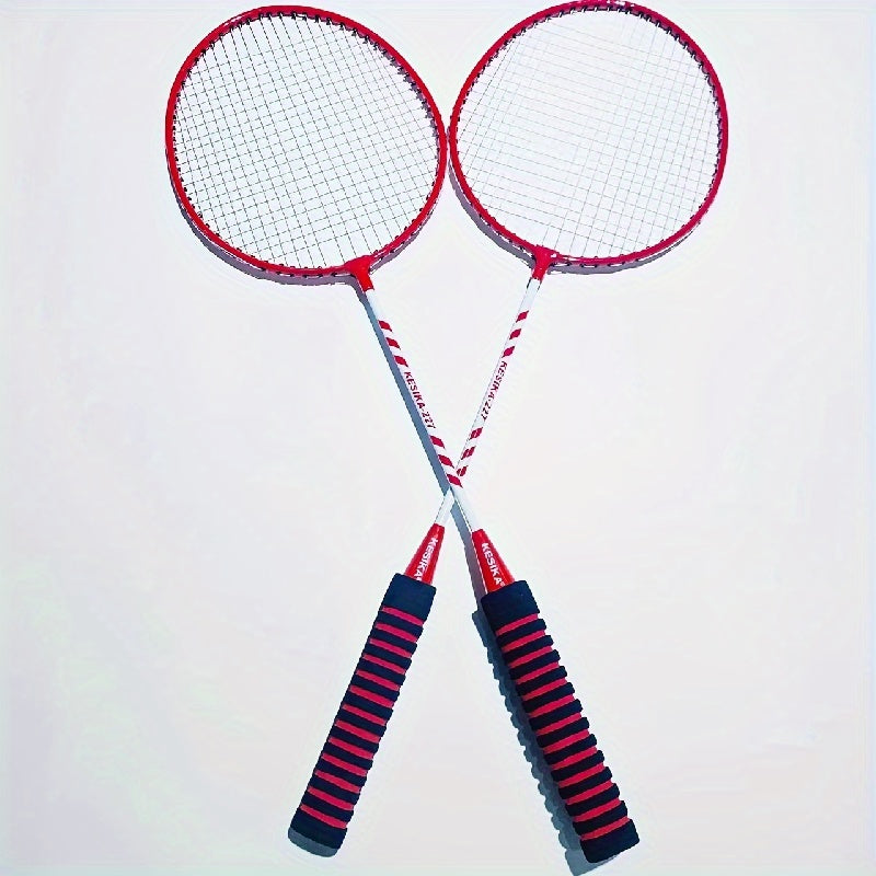 Durable Badminton Rackets for Youth and Adults, 2 Rackets for Training