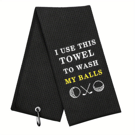 Funny Golf Towel with Clip for Women