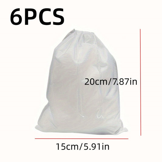 12pcs Portable Shoe Drawstring Storage Bag Non Woven Fabric Clothes Storage Bag
