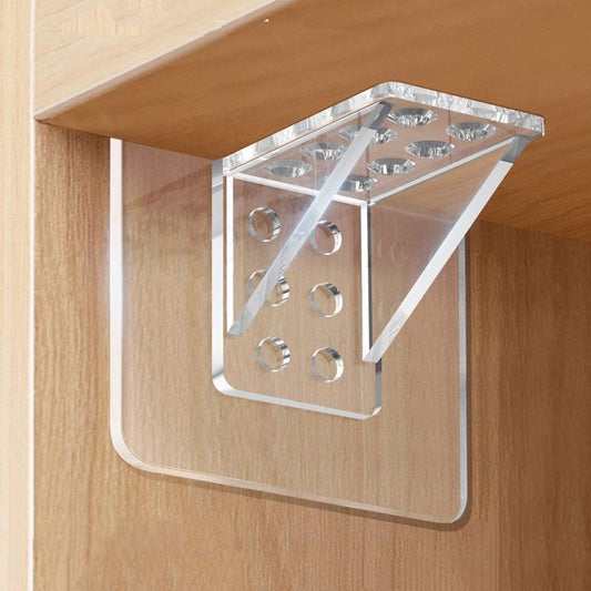 4pcs Self Adhesive Shelf Support Pegs Closet Cabinet Clips