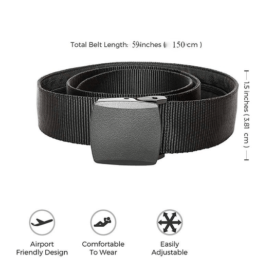 Men's Military Canvas Belt Outdoor Tactical Sporty Belt