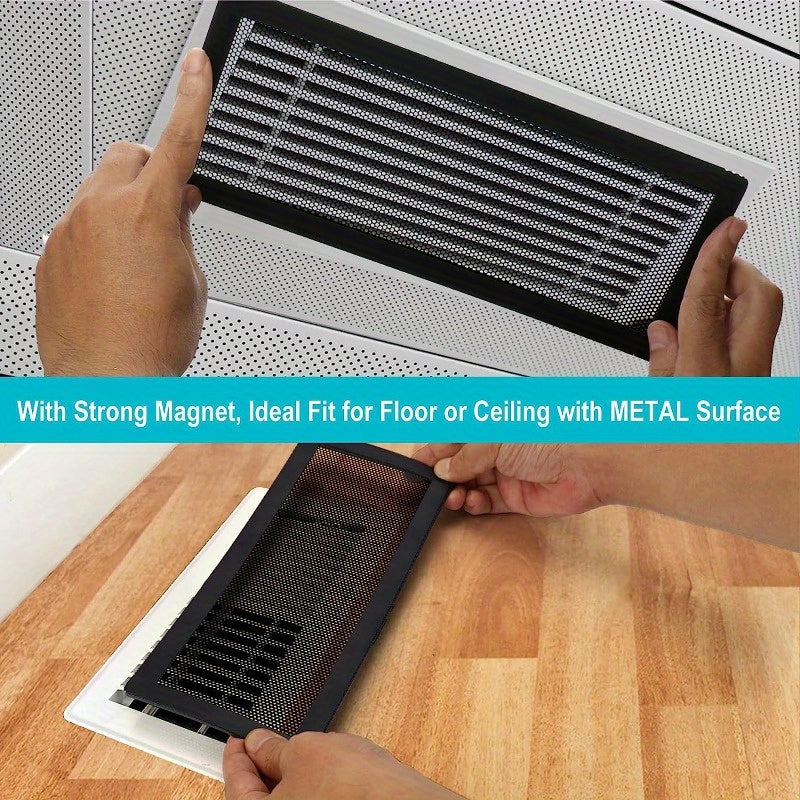 4pcs Floor Vent Cover 10-16 X 25-4 cm & 10-16 X 30-48 cm Filter Cover