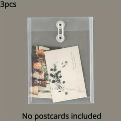 A5 Coiled File Bag Transparent Waterproof Document Bag