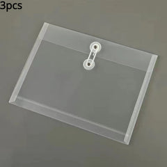 A5 Coiled File Bag Transparent Waterproof Document Bag