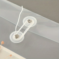 A5 Coiled File Bag Transparent Waterproof Document Bag
