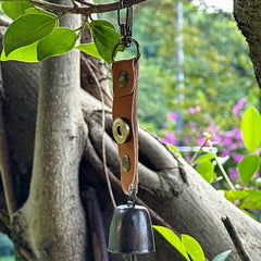 Outdoor Camping & Hiking Iron Bell Keychain
